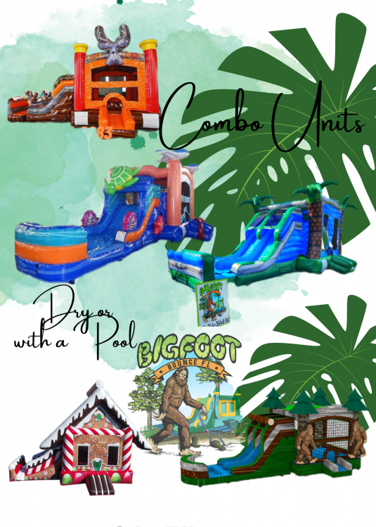 Combos (Slide and Bounce House combined) Combos (Slide and Bounce House combined)