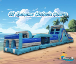 62 FT Bahama Obstacle Course/Slide